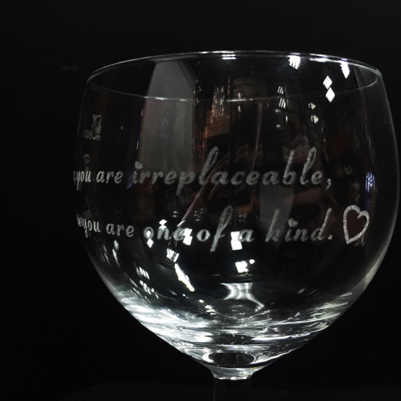 客製化玻璃酒杯